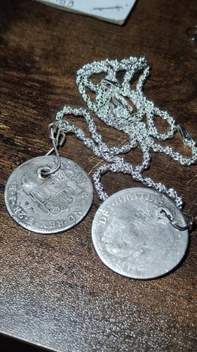 Silver chain with - chain,