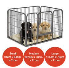4pc Heavy Duty Cage Dog/Puppy