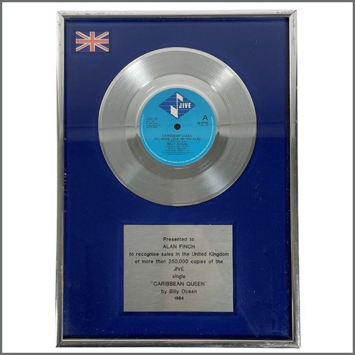 Billy ocean 1980s bpi gold - ocean, and