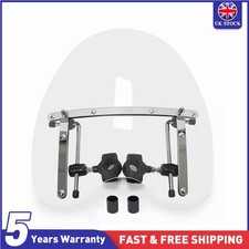 Light Clear Windshield Screen For Yamaha Softail Slim Fatboy 7/8" 1" Handlebar