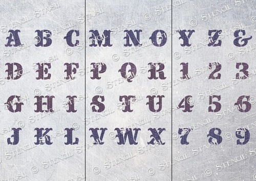 Circus letters numbers - circus, &