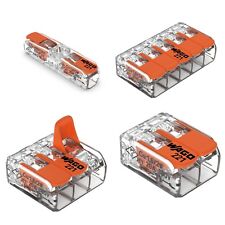 Wago 221 Connectors Electrical Splicing Blocks with Levers Reusable