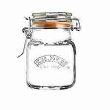 6 Kilner Vintage Square Glass