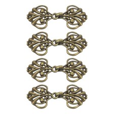 Cloak Clasp, 4 Pairs Sew on