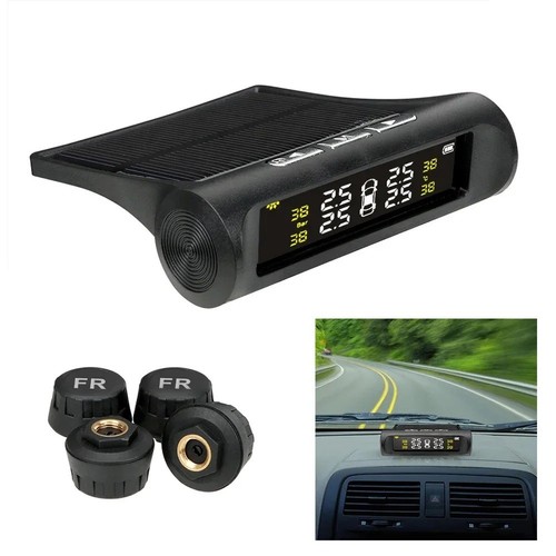 Wireless solar tpms - lcd, car