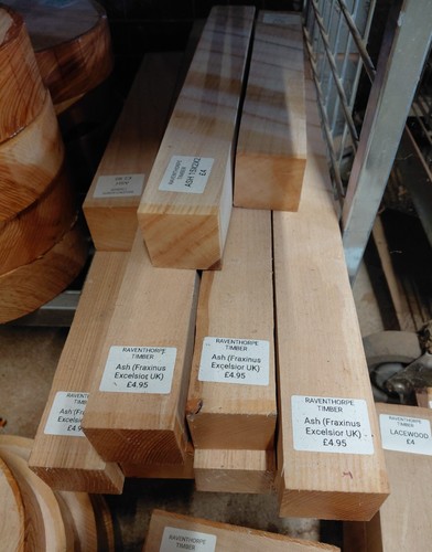 Ash spindle blank wood - ash, /wood