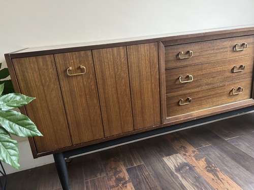 Mid century plan fresco teak - plan,