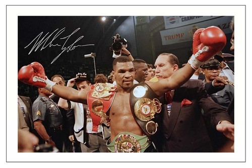 Mike tyson signed autograph - mike,