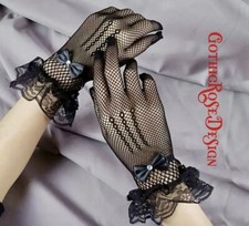 Black Lace Gloves | Goth