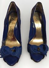 River Island Royal Blue High Heeled Shoes uk Size 5