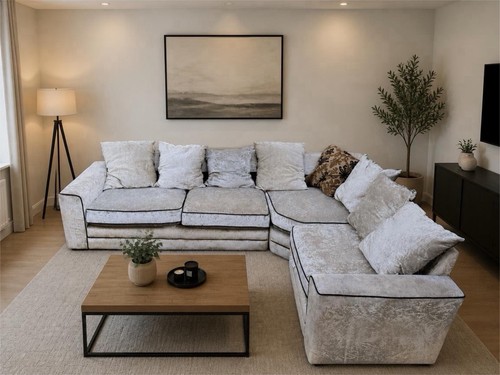 Large dfs corner sofa - corner, in