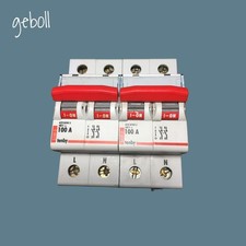 2 X TENBY S100-2 MAIN SWITCH DISCONNECTOR TENBY 100 AMP MAIN SWITCH 2P S100-2