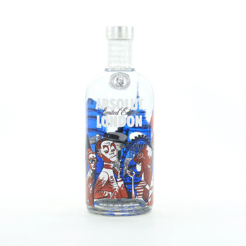 Absolut london vodka empty - absolut,