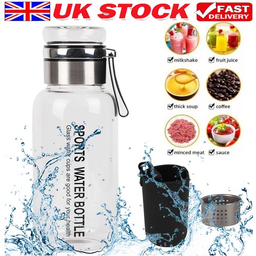 1000ml glass water bottle high - bottle,