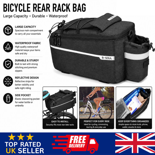 Waterproof cycling trunk bag - cycling,