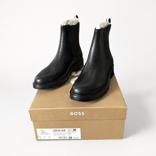 Womens boss black leather - boss,
