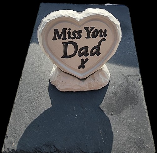 Miss you dad stone - dad, stone/concrete