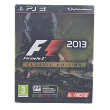 F1 2013 Classic Edition PS3 Formula 1 Game with Sleeve & Manual Playstation 3