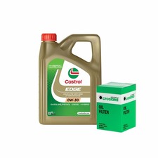 Engine Oil 0W30 4L Castrol Edge C3 - Crosland Oil Filter Service Kit 4 Litre