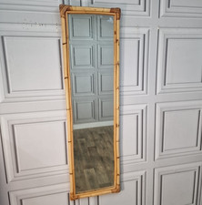 Vintage Rattan Wall Mirror -