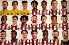21 Signed 6x4 Photos Sheffield United Tyler Bindon Callum O’Hare Gustavo Hamer