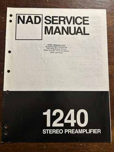 Nad 1240 stereo - 1240, preamplifier