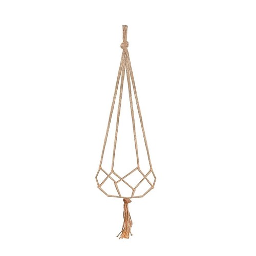 Jute macrame plant hanger - 3,