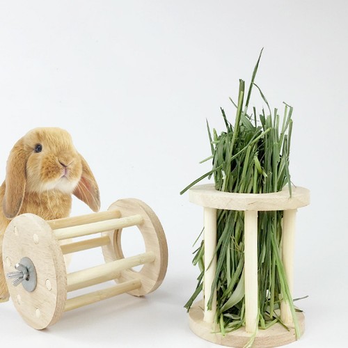 Rabbit hay feeder rack sturdy - feeder,