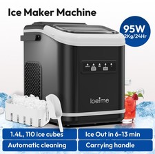 1.4L Counter Top Electric Ice Maker Machine Auto Self-cleaning Bullet 2 Size