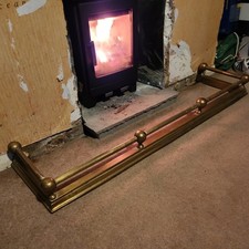 Brass Fireplace Fender 130cmx