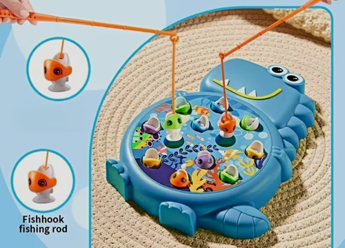 Player kids fishing - fishing, game