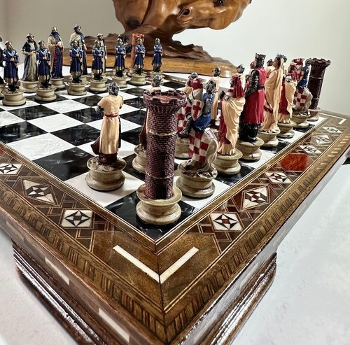 Crusaders chess set - chess,