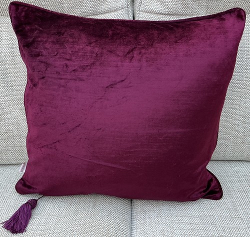 Dorma velour cushion with - dorma, ~