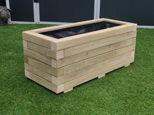 Rectangle wooden treated - wooden,