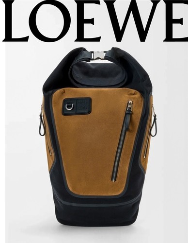 Loewe flex top suede - loewe, backpack
