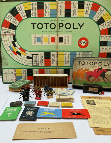 Totopoly board game - board,