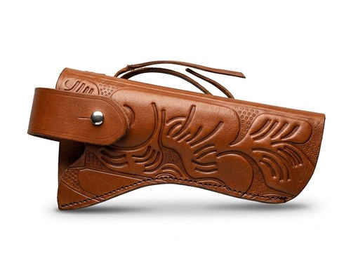 Premium embossed tan leather - premium,