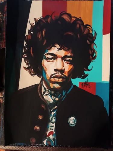 Portrait jimi hendrix - portrait, hendrix,