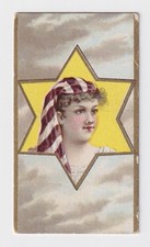 Cigarette Card - Star Girls (Salmon & Gluckstein) - #21 (Red Back)