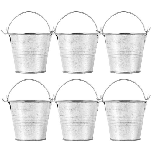 Pcs small metal bucket with - small,