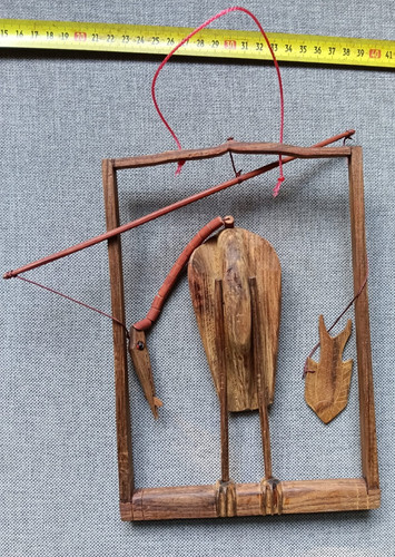 Wooden hanging mobile - wooden,