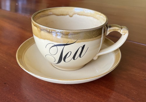 Large green tea cup - t.g.,