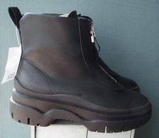 Women's H&M black fake faux