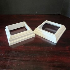 2 Pack 4 Inch Vinyl Post Skirt