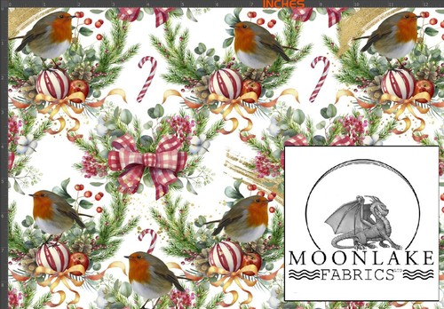 Robin winter holiday pattern - holiday,