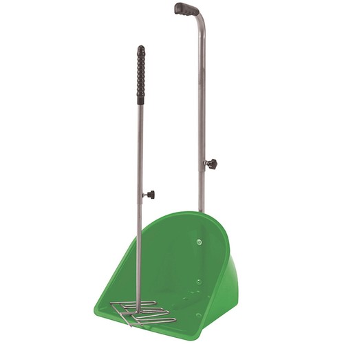 Green muck grabber with fork - grabber, &