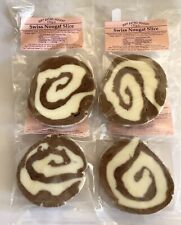 Soft Eating Nougat Swiss Slice. Chocolate X 4