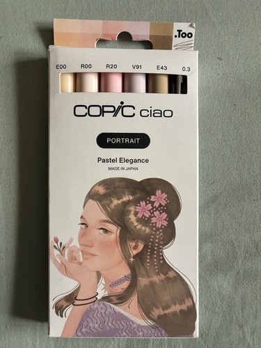 Copic ciao marker portrait - copic,