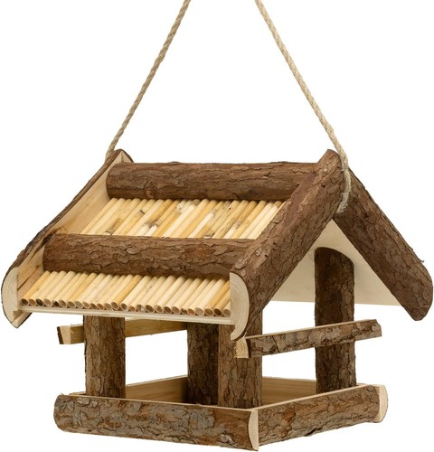 Hanging bird table natural - table,