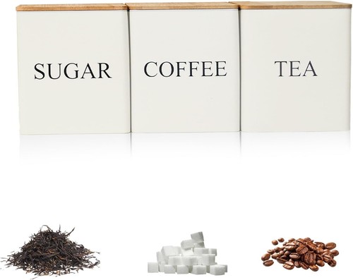 Stackable tea coffee - tea, sugar